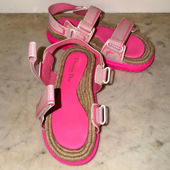 Dior Pink Dioract Sandals - Picture 8 of 10